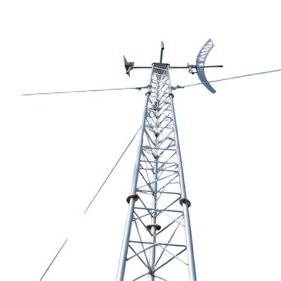 برج الاتصال الميكروويفية من الفولاذ الأنابيب 20- 80M 3 ساق