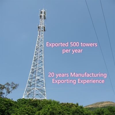 20 30 40M 3 Leg Tubular Steel Seamless Isp الإنترنت 5G Wifi Bts برج إرسال الاتصالات