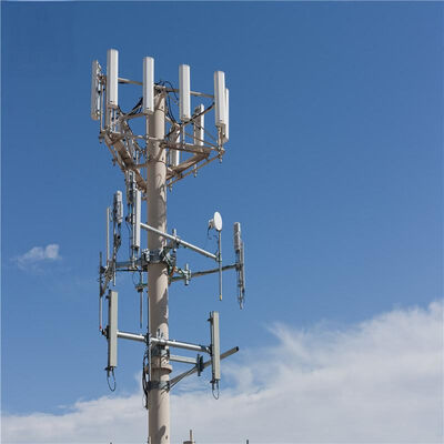 20M Q355 الصلب احتكار برج على السطح جبل لمبنى المكاتب 5G النشر