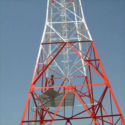 شبكة واي فاي المتنقلة 4G 5G Gsm إشارة الراديو 4 Leg Angle Steel برج الاتصالات الاتصالات