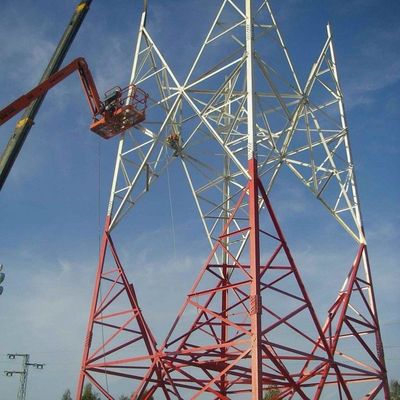 شبكة واي فاي المتنقلة 4G 5G Gsm إشارة الراديو 4 Leg Angle Steel برج الاتصالات الاتصالات
