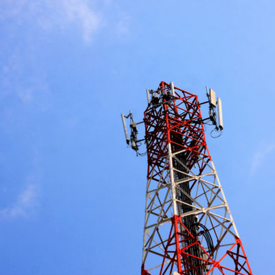 شبكة واي فاي المتنقلة 4G 5G Gsm إشارة الراديو 4 Leg Angle Steel برج الاتصالات الاتصالات