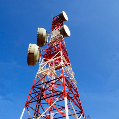 شبكة واي فاي المتنقلة 4G 5G Gsm إشارة الراديو 4 Leg Angle Steel برج الاتصالات الاتصالات
