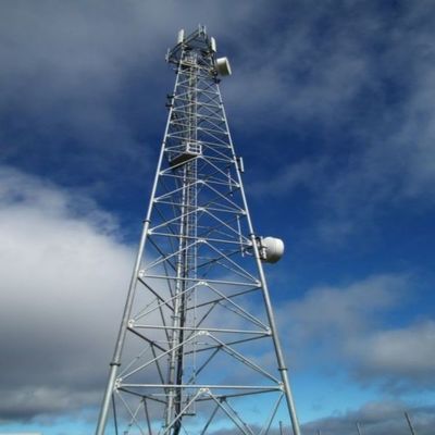 اتصالات أنبوبية فولاذية 3 أقدام برج شبكة متنقلة 4G 5G إشارة راديو هوائي برج اتصالات ثلاثي &amp; الملحقات