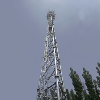 برج فولاذي أنبوبي ذو 3 أرجل شبكة متنقلة 4G 5G أبراج إرسال الإشارات اللاسلكية