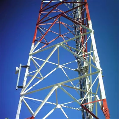 45 متر زاوية الفولاذ الشبكة الذاتية دعم الهوائي برج مزود 4g 5g الأبراج
