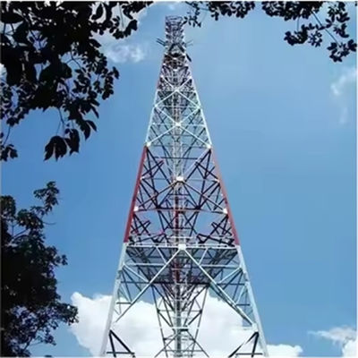 45 متر زاوية الفولاذ الشبكة الذاتية دعم الهوائي برج مزود 4g 5g الأبراج