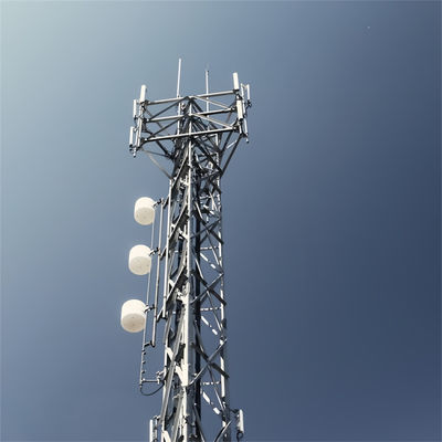 Q255B Q355B Q420B تصميم برج فولاذي زاوي ذو 3 أرجل برج الاتصالات
