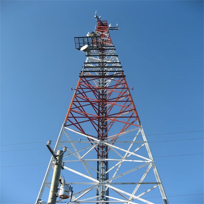 10 - 60 م متر الإنترنت 5G برج الاتصالات الهوائية ذات الدعم الذاتي