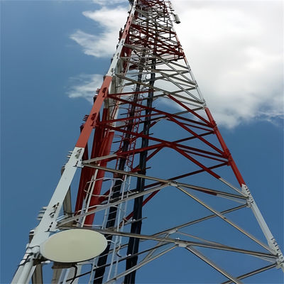 10 - 60 م متر الإنترنت 5G برج الاتصالات الهوائية ذات الدعم الذاتي