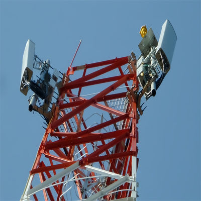 30M 40M 50M 3 ساق برج الدعم الذاتي الاتصالات ISP مزود خدمة الإنترنت 4G 5G الأبراج
