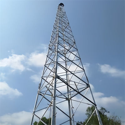 4G التلفزيون الخارجي اللاسلكي الهاتف الخلوي الاتصالات الأقمار الصناعية الميكروويف الراديو الهوائي برج الشبكة 4 ساق برج زاوي