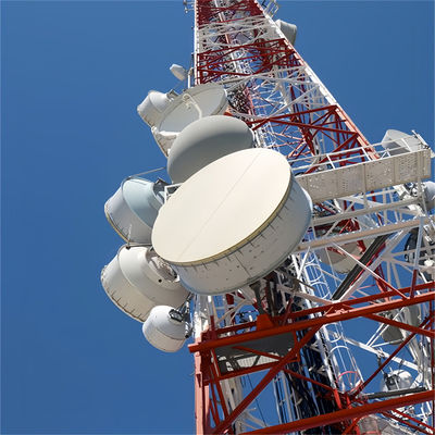الاتصالات السلكية واللاسلكية Wifi 4 Leg Tower برج الاتصالات الذاتي 36 -105 M