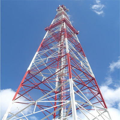 الاتصالات السلكية واللاسلكية Wifi 4 Leg Tower برج الاتصالات الذاتي 36 -105 M