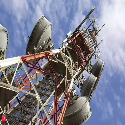 شبكة 5G Wifi هوائي محطة قاعدة هوائي مستقل برج 4 أقدام هوائي خارجية برج التلفزيون