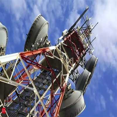 4G التلفزيون الخارجي اللاسلكي الهاتف الخلوي الاتصالات الأقمار الصناعية الميكروويف الراديو الهوائي برج الشبكة 4 ساق برج زاوي