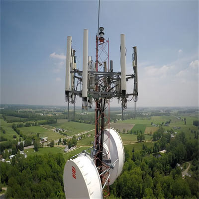 25 35 45 55 60 م قاعدة ذاتية الدعم الإذاعية الإرسال الراديوي الركيزة Wifi المستقبل الصلب الاتصالات الرقمي برج الاتصالات ذو أربع أرجل