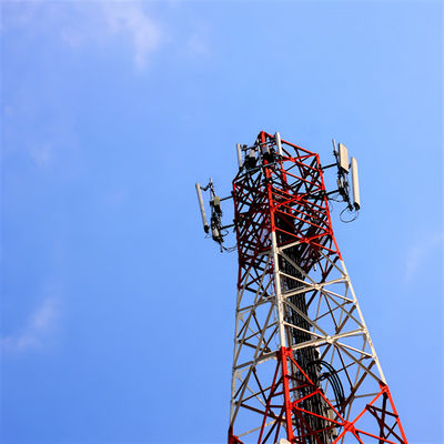 25 35 45 55 60 م قاعدة ذاتية الدعم الإذاعية الإرسال الراديوي الركيزة Wifi المستقبل الصلب الاتصالات الرقمي برج الاتصالات ذو أربع أرجل