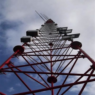 مصنع السعر 2g 3g 4g 5g الاتصالات اللاسلكية الهاتف المحمول الهوائي الهوائي 3/4 ساق برج الصلب الأنبوبي