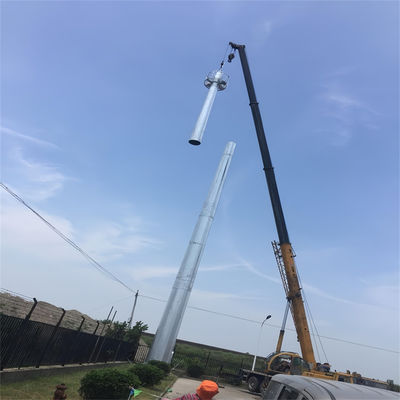 الهوائيات والاتصالات البرج الاحتياطي 5-80M ASTM A123/ ISO 1461 المعيار الغلفاني
