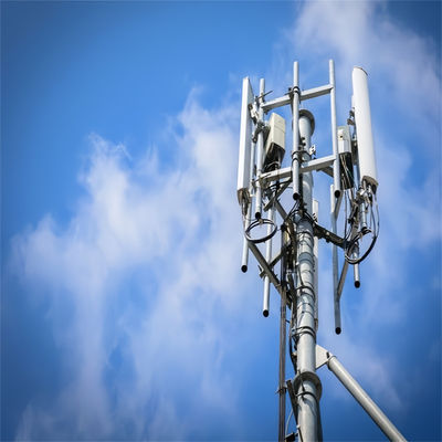 4G BTS برج الاتصالات الاحتكارية الهوائي 100 قدم برج الاحتكار
