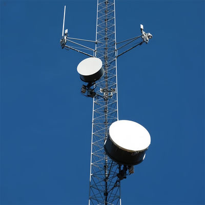 شبكة 3 أرجل راديو 5G الهوائية سلكية مصفوفة البرج المثلث الصلب المغلف