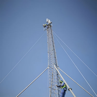 شبكة 3 أرجل راديو 5G الهوائية سلكية مصفوفة البرج المثلث الصلب المغلف