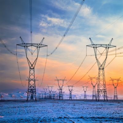 برج خطوط نقل الكهرباء عالية الجهد 10KV 33KV 66KV 110KV