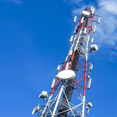 45 متر خفيف 3 أقدام أنبوبية الخلوية الميكروويف الغلاف الصيني Isp الرصيف 5g القطب 3 أقدام الشبكة برج الفولاذ