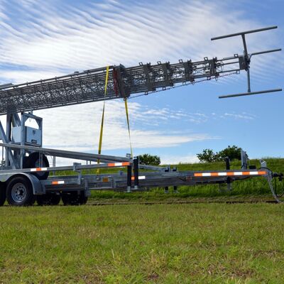 برج الاتصالات الخارجي من الفولاذ المصنوع من الصلب المصنوع من الأنبوبات الهوائية 15 20 25M 5G 4G Wifi