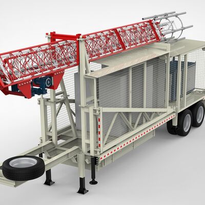 برج تلسكوبي متعدد الاستخدامات يبلغ ارتفاعه من 15 إلى 30 متراً مناسب للعمل الجوي والمنشآت الصناعية