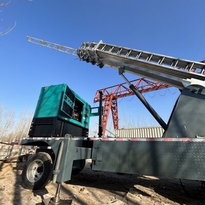 برج تلسكوبي شديد التحمل مع انحراف رأسي أقل من واحد في الألف يقدم أداءً لمهام الاتصالات والإضاءة