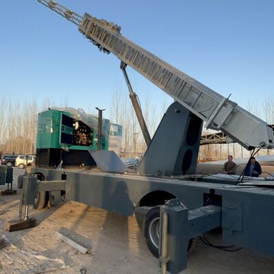 برج تلسكوبي شديد التحمل مع انحراف رأسي أقل من واحد في الألف يقدم أداءً لمهام الاتصالات والإضاءة