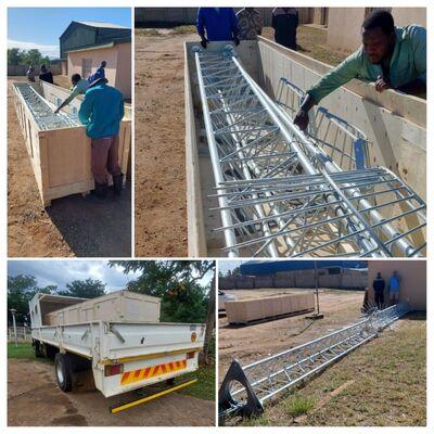 برج أسلاك مدعوم قابل للتخصيص من الصلب المجلفن بالغمس الساخن بطول 20 مترًا - 120 مترًا لاتصالات الجيل الخامس والبث الإذاعي ومراقبة الرياح