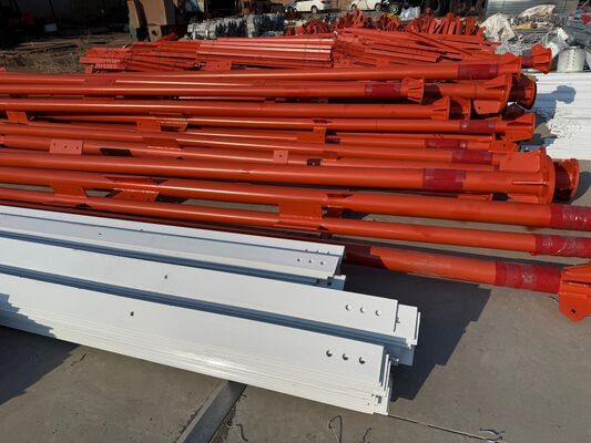 15 23 31M برج اتصالات ريفي من الصلب المجلفن أنبوبي منخفض الصيانة بـ 3 أرجل لشبكات الجيل الخامس والجيل الرابع والواي فاي