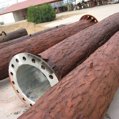 12 18 24 متر برج اتصالات خارجي ذاتي الدعم من الصلب المجلفن بتصميم شجرة بيونيك مموه لشبكات الجيل الخامس والجيل الرابع والواي فاي