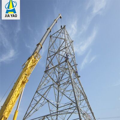 بطارية احتياطية للطاقة الشمسية برج هوائي برج الصلب المجلفن 15 25 30M 5G 4G برج اتصالات الطوارئ