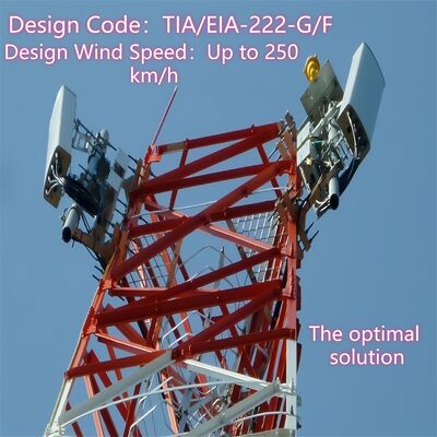 13 19 25 31M 3 Leg Angular Lightweight Galvanized Steel Self Supporting Outdoor 5G 4G Wifi Small Area Coverage Tower