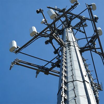 12 18 24M مدمج احتكاري من الصلب المجلفن ذاتي الدعم في الهواء الطلق 5G 4G Wifi برج اتصالات صغير الحجم