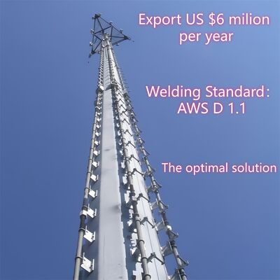 10 16 22M توفير المساحة احتكار أنبوبي مجلفن خارجي 5G 4G ميكروويف اتصالات مدمجة