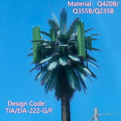 تم تصميم برج Bionic Tree بطول 20 مترًا للتكامل السلس مع المناظر الطبيعية بمظهر يشبه الشجرة وبنية معيارية