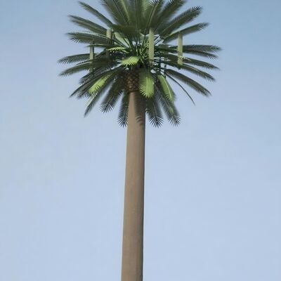 برج شجرة بيونيك هيكل اصطناعي تصميم الصلب سرعة الرياح تصل إلى 250 كم / ساعة مع خيارات الصلب الخفيف والعالي السحب