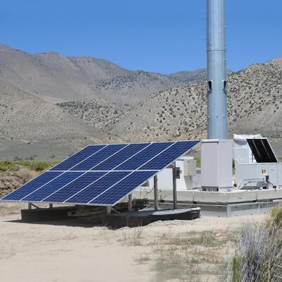20M 30M Wind Solar Hybrid Supported Communication Tower For Renewable Energy Base Station