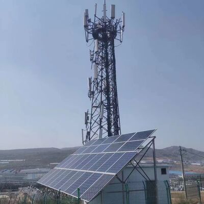 برج اتصالات متوافق مع الطاقة المتجددة لمراقبة حديقة الرياح الشمسية