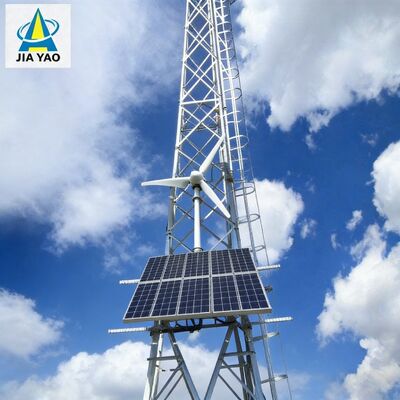 برج اتصالات متوافق مع الطاقة المتجددة لمراقبة حديقة الرياح الشمسية