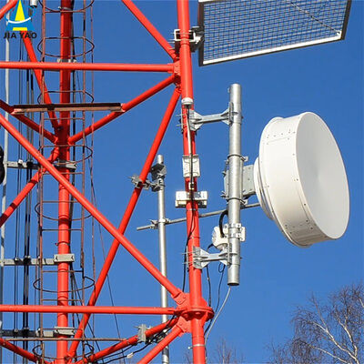 3 Leg Tubular Anti-Corrosion 304 Stainless Steel Communication Tower For Chemical Plant Area