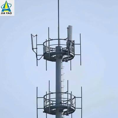 برج احتكار للحماية من الصواعق 30 مترًا لمحطة قاعدة مركز التسوق 5G
