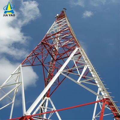 46M الحماية من الصواعق 3 برج فولاذي ذو زاوية أرجل لمحطة قاعدة 5G الصناعية