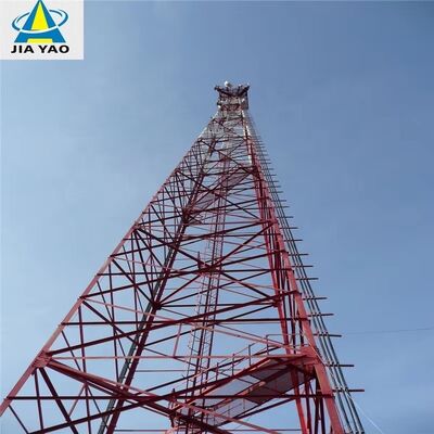 26 38 50 Meter Multi Platform 4 Legged Angle Steel Tower For Science Park 5G Base Station