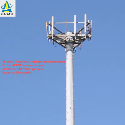 32M Slim Profile Monopole Tower مناسب للمناظر الطبيعية لشارع المشاة الحضري